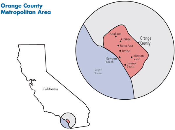 Orange County Map