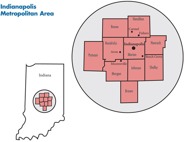 Indianapolis Map